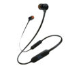 Black JBL tune 115bt bluetooth earphones