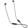 Black JBL tune 115bt earphones