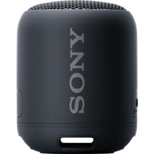 Black Sony SRS XB12 Bluetooth speaker